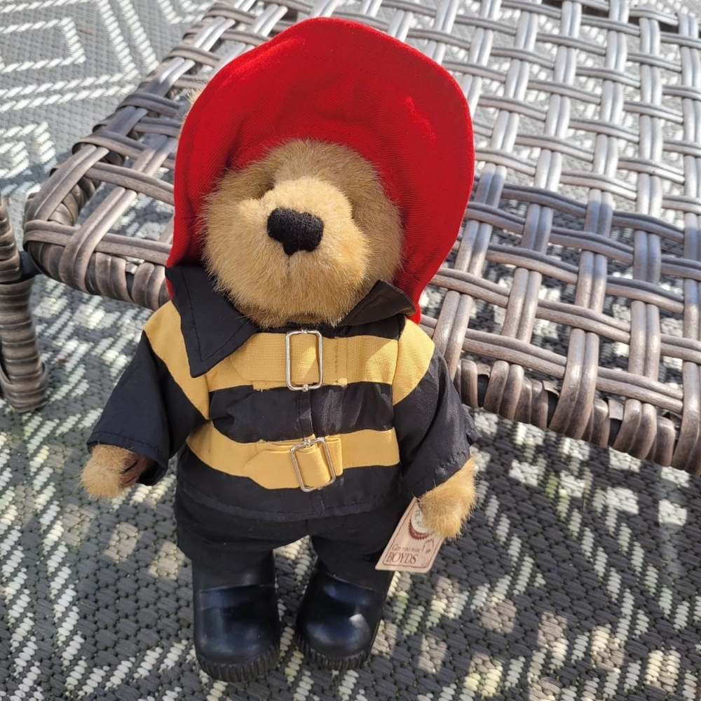 Boyds Bear Buckley the Fire Fighter #917373 2001 10"